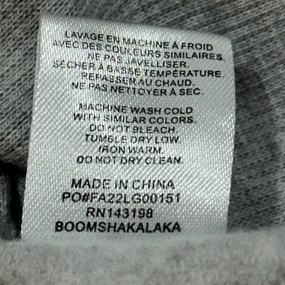 Chubbies The Unbeleafable Long Sleeve Soft Terry Creneck TShirt #20297643 Medium - Picture 8 of 8